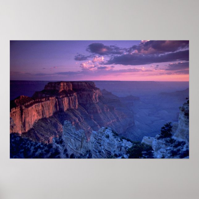 Beautiful Sunset: Grand Canyon, Arizona Poster (Front)