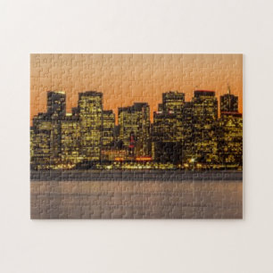 Beautiful sunset in San Francisco Jigsaw Puzzle