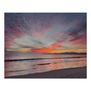 Beautiful SUnset - Marina Del Rey, CA Photo Print