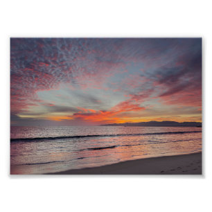 Beautiful SUnset - Marina Del Rey, CA Photo Print