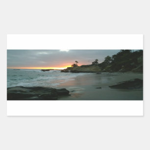 Beautiful Sunset on the Shore Cliffs Sticker