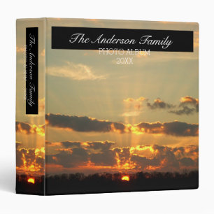 Beautiful Sunset Over Florida Cypress Grove Binder