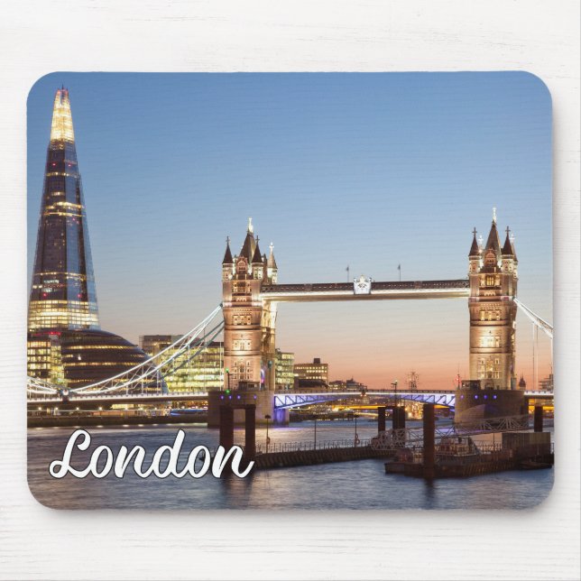 Beautiful Sunset Over London, England Mouse Pad (Front)