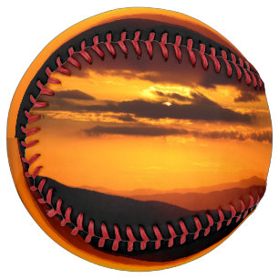 Beautiful sunset photo softball
