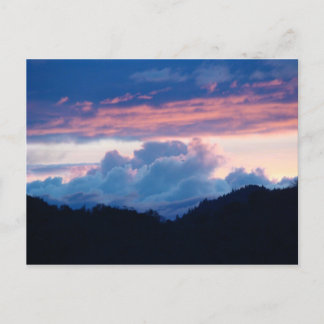 Beautiful sunset postcard