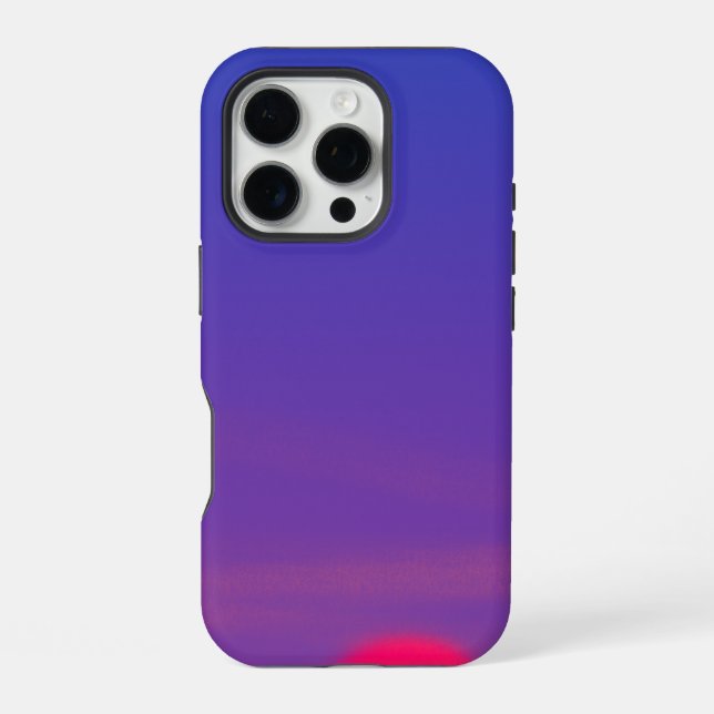 beautiful sunset scenery design iPhone case (Back)