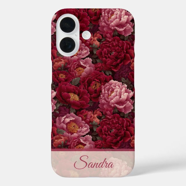 Beautiful Surprise Birthday Peony Custom Case-Mate iPhone Case (Back)