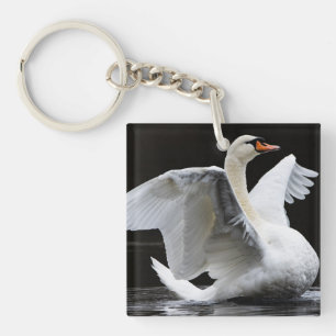 Beautiful Swan Keychain