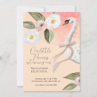 Beautiful Swan Princess Enchanted First Birthday