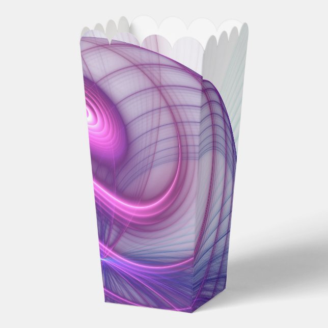 Beautiful Swing Modern Abstract Fractal Art Pink Favor Box (Front)