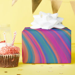 Beautiful Swirls of Colour Wrapping Paper