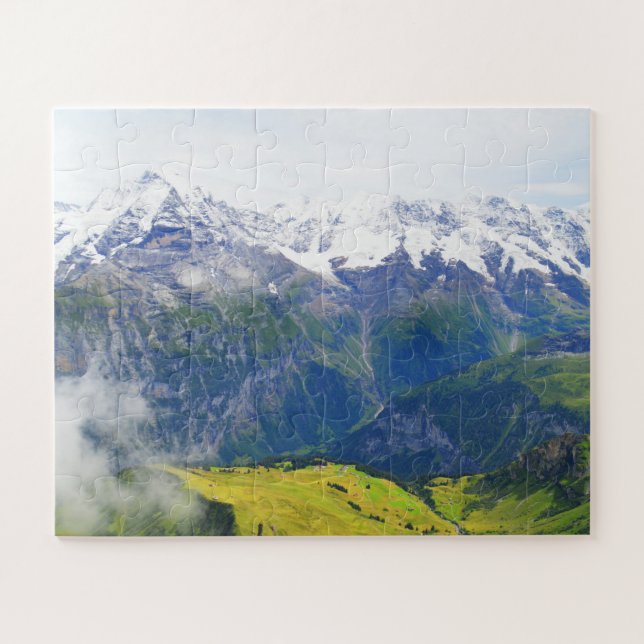 Beautiful Swiss alps Jigsaw Puzzle (Horizontal)
