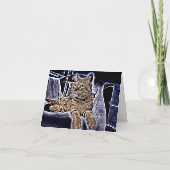 Beautiful Tabby Card (Front)