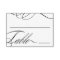 Beautiful Table Seating Cards (Customizable Colour