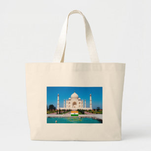 Beautiful Taj-Mahal India Pro Photo Large Tote Bag