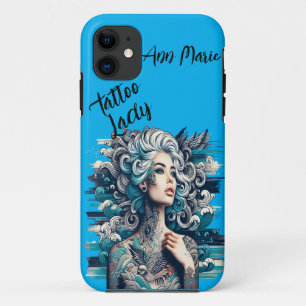 Beautiful Tattooed Lady Customizable iPhone 11 Case