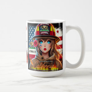 BEAUTIFUL TAZA IN SOLIDARITY WITH CALIFORNIA COFFEE MUG
