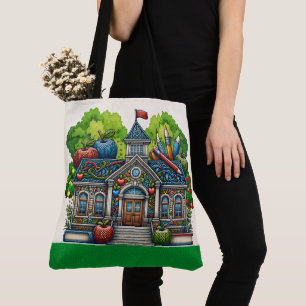 Beautiful Teacher Tote - See Back Bag