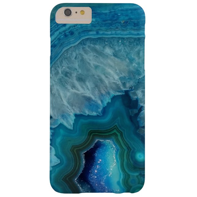 Beautiful Teal Blue Agate Stone Case-Mate iPhone Case (Back)