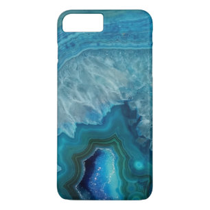 Beautiful Teal Blue Agate Stone Case-Mate iPhone Case