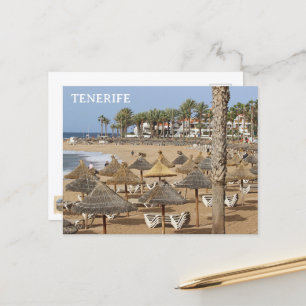 Beautiful Tenerife Beach View Postcard! Postcard