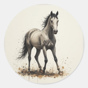 Beautiful Tennessee Horse Animal Art Classic Round Sticker
