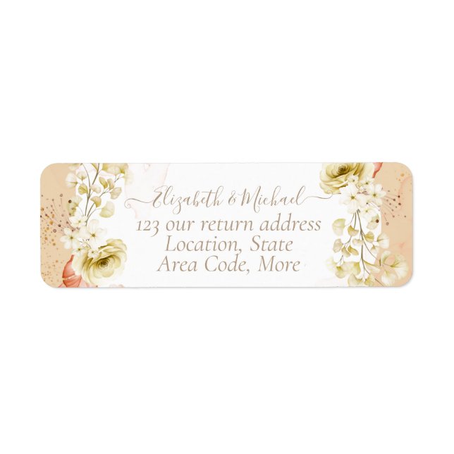 Beautiful Terracotta Floral Wedding (Front)