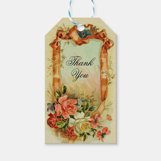 Beautiful Thank you  Gift Tags (Front)