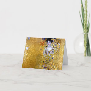Beautiful The Woman in Gold Gustav Klimt Thank You Card