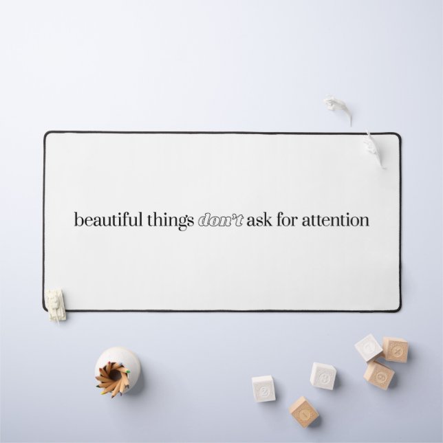 Beautiful Things Desk Mat (Kids Table)