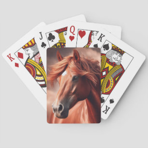 Beautiful Thoroughbred Horse  Playing Cards