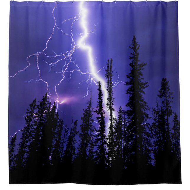beautiful thunder over the forest (Front)