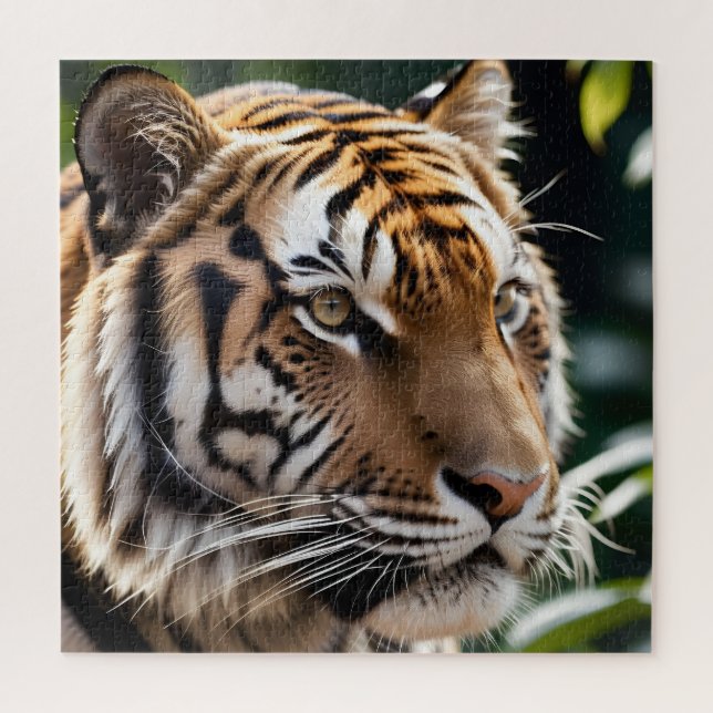 Beautiful tiger face jigsaw puzzle (Vertical)