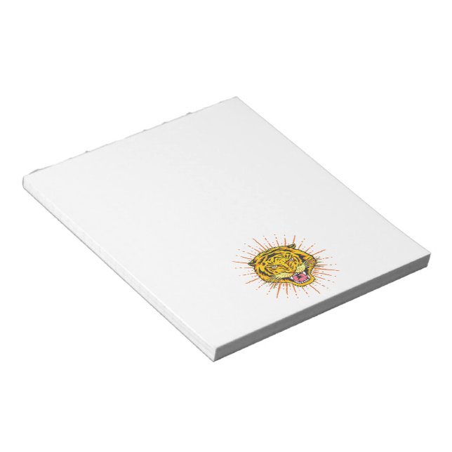 Beautiful tiger notepad (Angled)