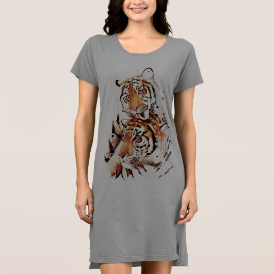 Beautiful tigers, big cats dress