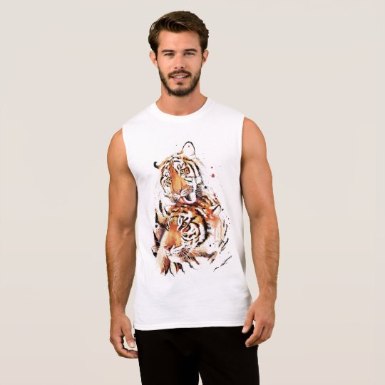 Beautiful tigers, big cats sleeveless shirt