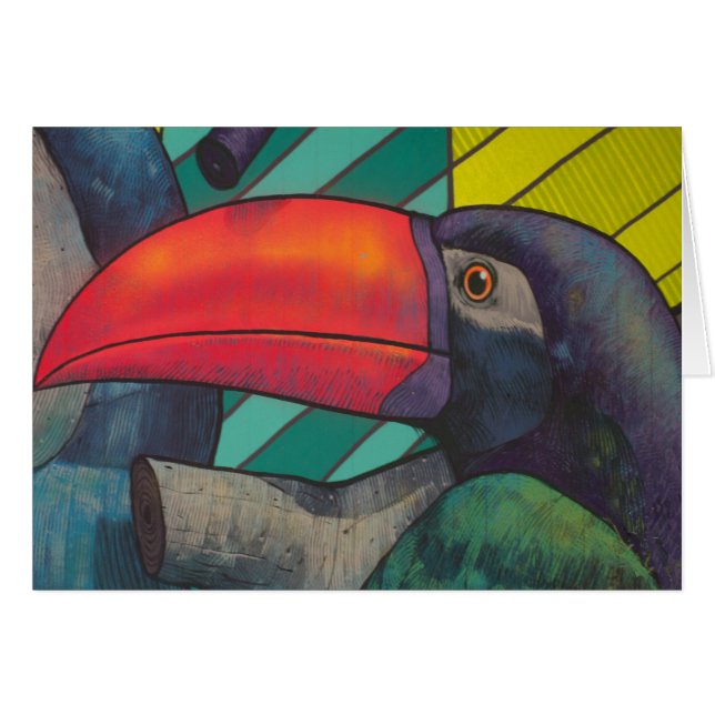 Beautiful Toucan Graffiti (Front Horizontal)
