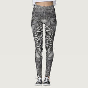 Beautiful Traditional Abstract Art Leggings