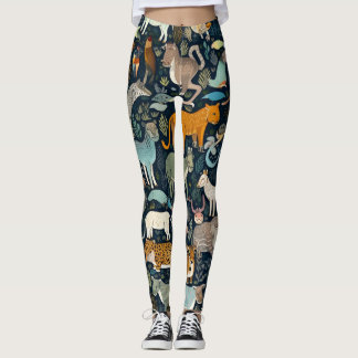 Beautiful Traditional Abstract Art Leggings
