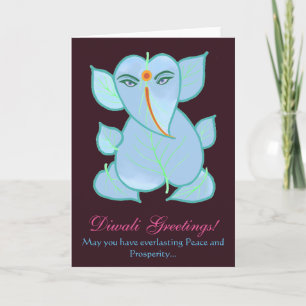 Beautiful Traditional Diwali Greetings Card