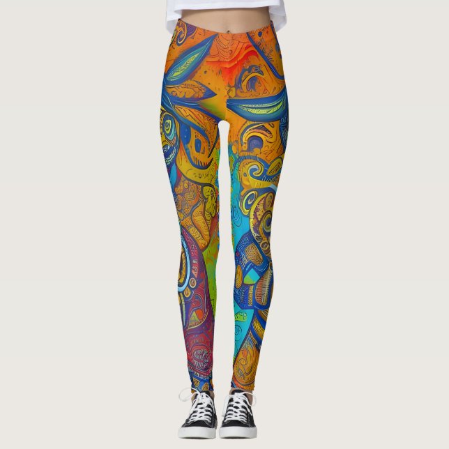 Beautiful Traditional Leggings (Front)