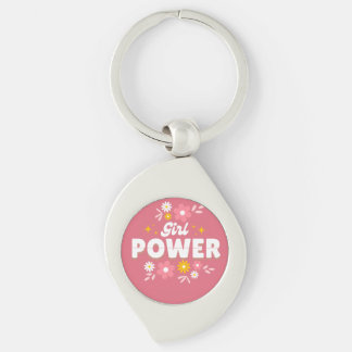 Beautiful trending girl power keychain