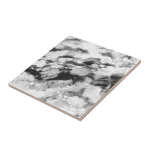 Beautiful Trendy Black White Marble Stone Tile
