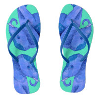 Beautiful Trendy Colourful Blue Elephants