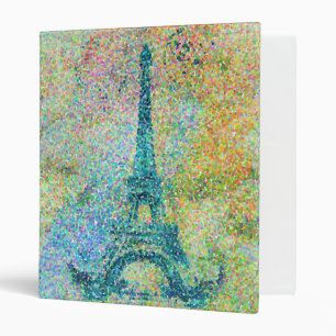 Beautiful trendy girly vintage Eiffel Tower Binder