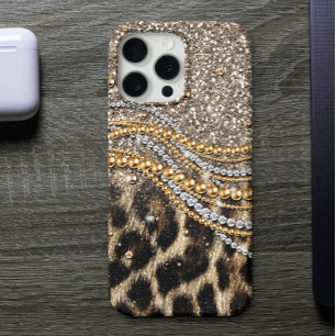 Beautiful Trendy Leopard Faux Animal Print Case-Ma Case-Mate iPhone 14 Pro Case