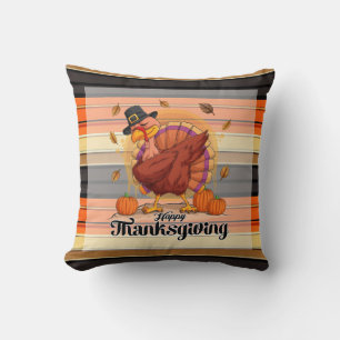 Beautiful Trendy Thanksgiving Autumn Collection Throw Pillow