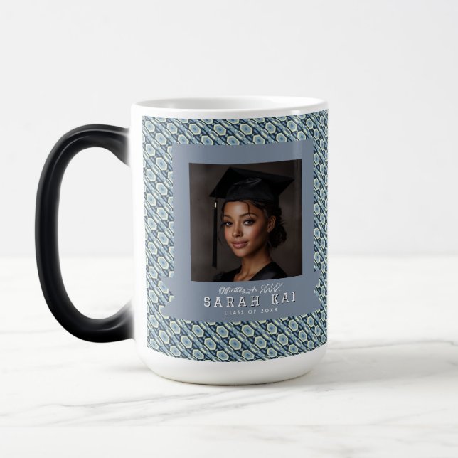 Beautiful Tribal Pattern Husband  Graduation Gift Magic Mug (Left)