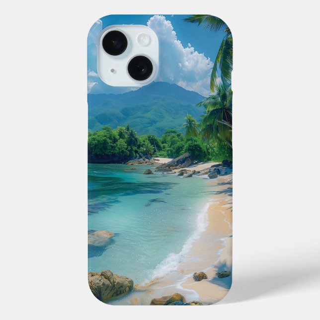 Beautiful Tropical Beach Case-Mate iPhone Case (Back)