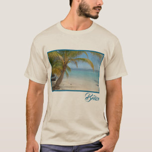 Beautiful Tropical Belize Beach Caribbean Sea T-Shirt
